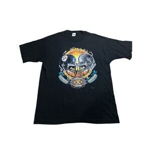 Vintage 1995 Superbowl XXX Single Stitch T Shirt Salem Sportswear 2XL USA